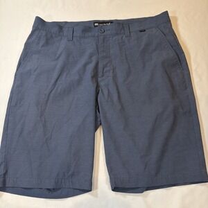 Travis Mathew Men's Beck Golf Performance Shorts Blue Size 36 10.5" Inseam